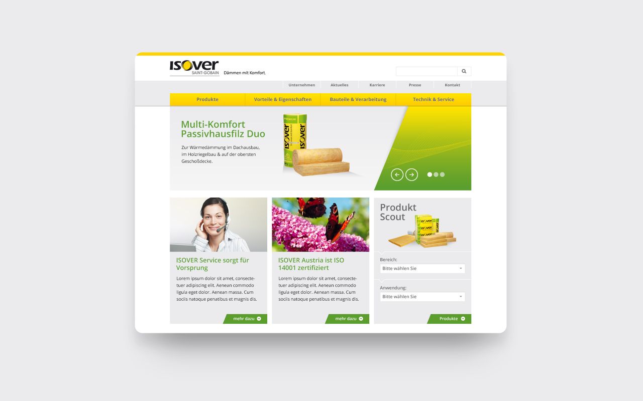 Isover Website