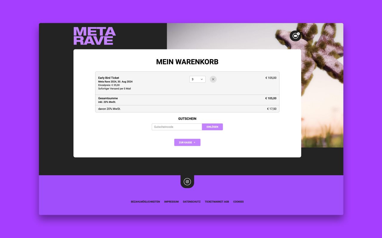 Ticket Market – META RAVE