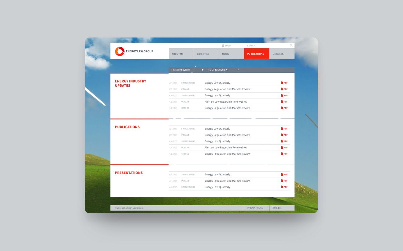 Energy Law Group Website